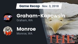 Recap: Graham-Kapowsin  vs. Monroe  2018