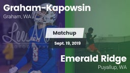 Matchup: Graham-Kapowsin vs. Emerald Ridge  2019