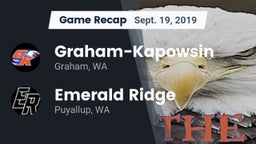 Recap: Graham-Kapowsin  vs. Emerald Ridge  2019