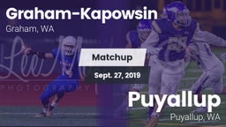Matchup: Graham-Kapowsin vs. Puyallup  2019