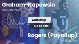 Matchup: Graham-Kapowsin vs. Rogers  (Puyallup) 2019