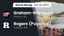 Recap: Graham-Kapowsin  vs. Rogers  (Puyallup) 2019