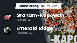 Recap: Graham-Kapowsin  vs. Emerald Ridge  2023