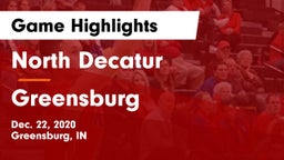 North Decatur  vs Greensburg  Game Highlights - Dec. 22, 2020