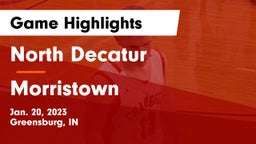 North Decatur  vs Morristown  Game Highlights - Jan. 20, 2023