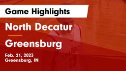 North Decatur  vs Greensburg Game Highlights - Feb. 21, 2023