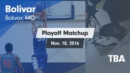 Matchup: Bolivar  vs. TBA 2016