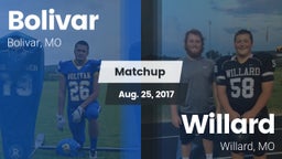 Matchup: Bolivar  vs. Willard  2017