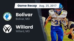 Recap: Bolivar  vs. Willard  2017
