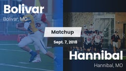 Matchup: Bolivar  vs. Hannibal  2018