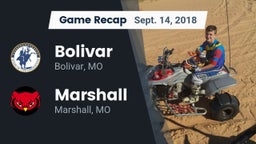 Recap: Bolivar  vs. Marshall  2018