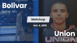 Matchup: Bolivar  vs. Union  2019