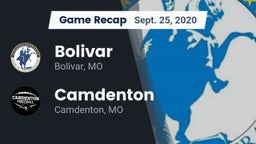 Recap: Bolivar  vs. Camdenton  2020