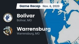 Recap: Bolivar  vs. Warrensburg  2020