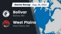 Recap: Bolivar  vs. West Plains  2022