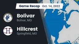 Recap: Bolivar  vs. Hillcrest  2022