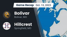 Recap: Bolivar  vs. Hillcrest  2023