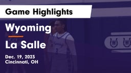 Wyoming  vs La Salle  Game Highlights - Dec. 19, 2023
