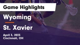 Wyoming  vs St. Xavier  Game Highlights - April 3, 2023