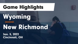 Wyoming  vs New Richmond  Game Highlights - Jan. 5, 2022