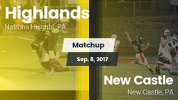 Matchup: Highlands High vs. New Castle  2017
