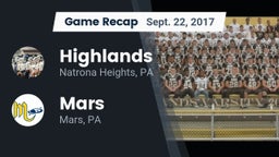 Recap: Highlands  vs. Mars  2017