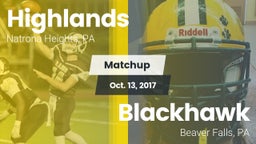 Matchup: Highlands High vs. Blackhawk  2017
