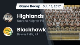 Recap: Highlands  vs. Blackhawk  2017