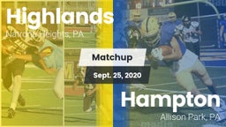 Matchup: Highlands High vs. Hampton  2020