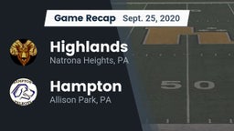 Recap: Highlands  vs. Hampton  2020