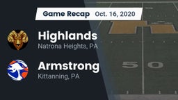 Recap: Highlands  vs. Armstrong  2020