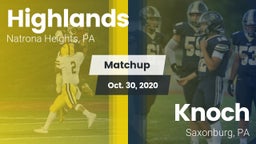 Matchup: Highlands High vs. Knoch  2020