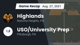 Recap: Highlands  vs. USO/University Prep  2021