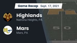 Recap: Highlands  vs. Mars  2021