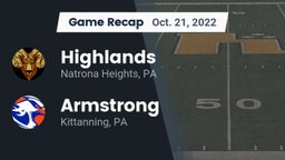 Recap: Highlands  vs. Armstrong  2022