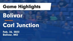Bolivar  vs Carl Junction  Game Highlights - Feb. 26, 2022