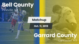 Matchup: Bell County High vs. Garrard County  2019