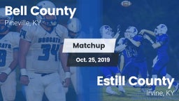 Matchup: Bell County High vs. Estill County  2019