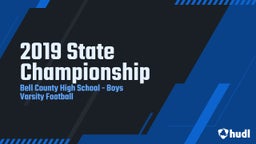Bell County football highlights 2019 State Championship