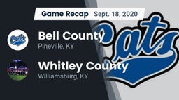 Recap: Bell County  vs. Whitley County  2020