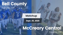 Matchup: Bell County High vs. McCreary Central  2020