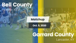 Matchup: Bell County High vs. Garrard County  2020