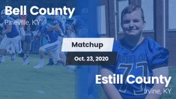 Matchup: Bell County High vs. Estill County  2020