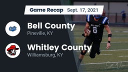Recap: Bell County  vs. Whitley County  2021