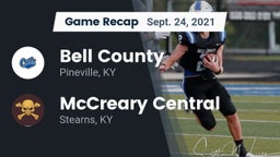 Recap: Bell County  vs. McCreary Central  2021