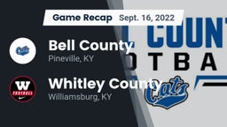Recap: Bell County  vs. Whitley County  2022