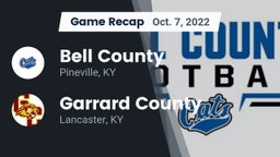 Recap: Bell County  vs. Garrard County  2022