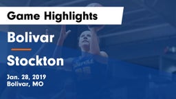 Bolivar  vs Stockton  Game Highlights - Jan. 28, 2019