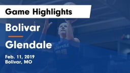 Bolivar  vs Glendale  Game Highlights - Feb. 11, 2019