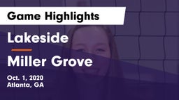 Lakeside  vs Miller Grove Game Highlights - Oct. 1, 2020